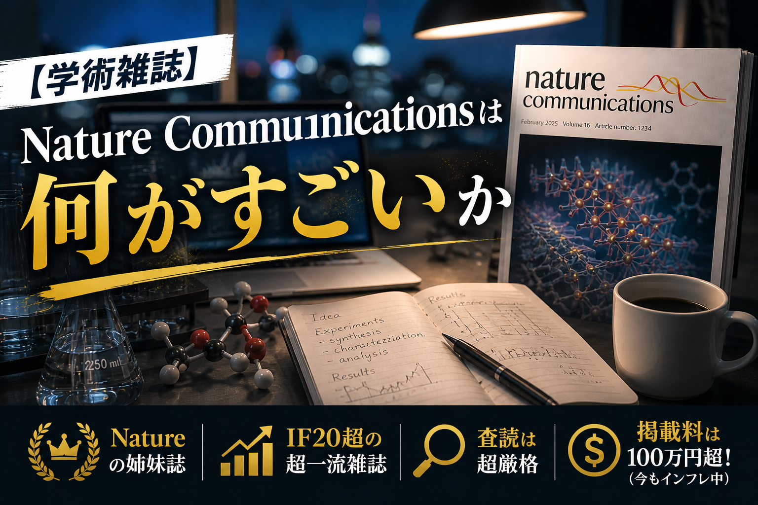 学術雑誌】Nature Communicationsは何がすごいか｜掲載料100万円超えの